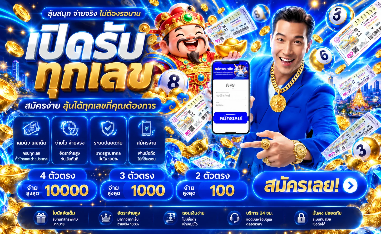 UFA361 หวย เปิดรับและตรวจผลหลายประเภทบนมือถือ